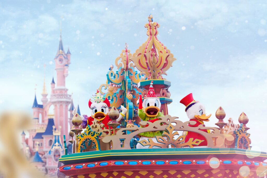cabalgata de navidad en disneyland paris